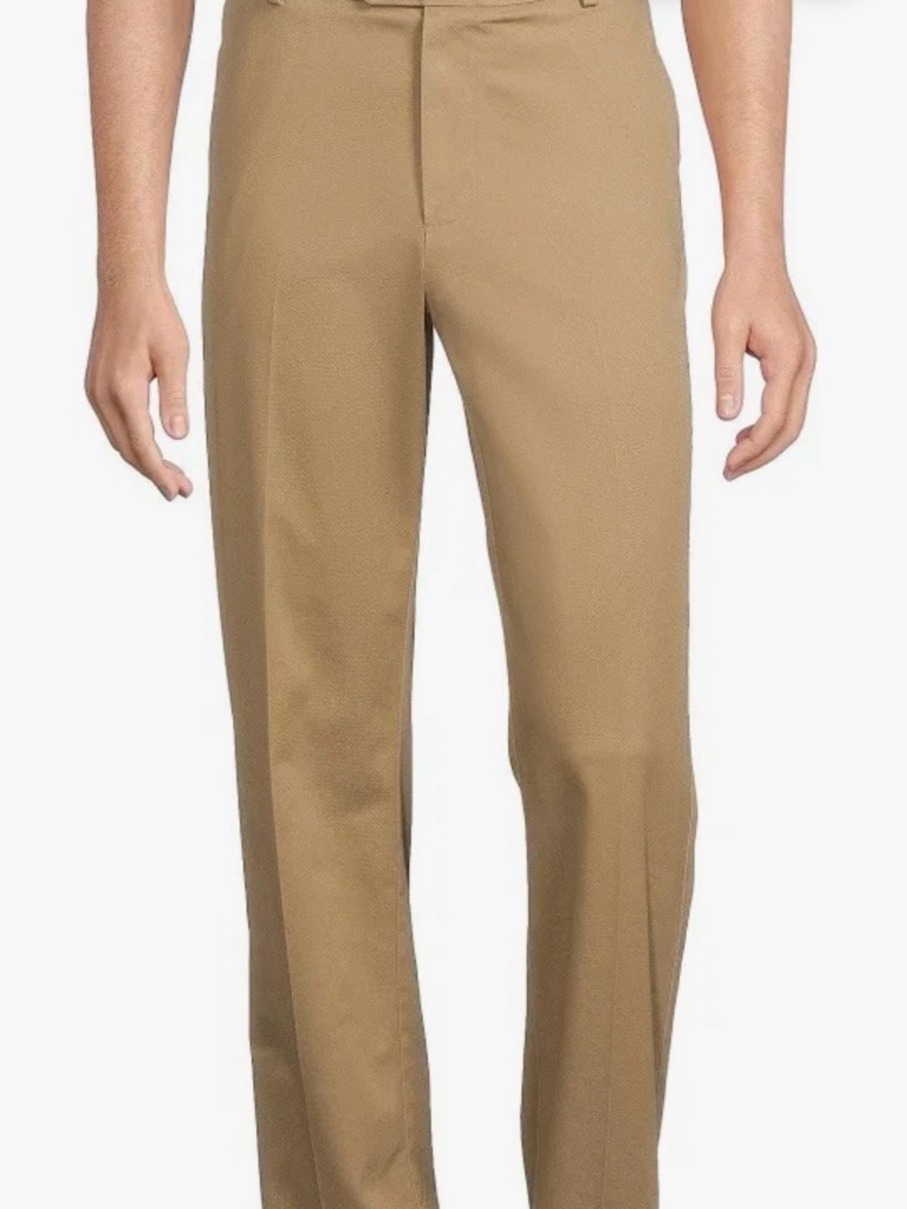 ROUNDTREE & YORKE Straight-Leg Chinos in Tan
